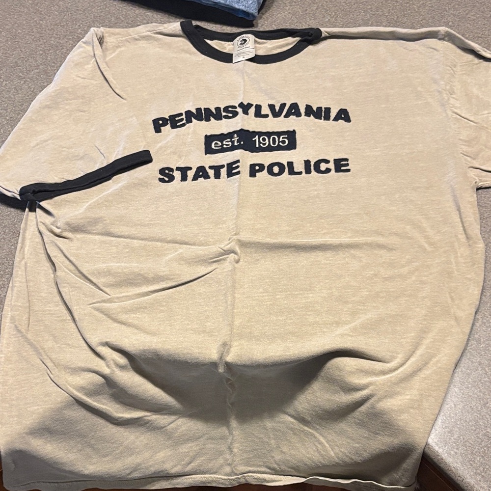 Pennsylvania State Police Beige Graphic Tee